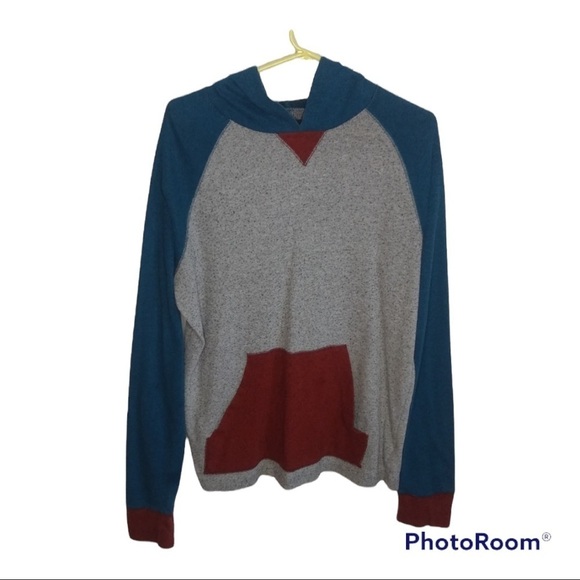 BDG hooded long sleeve pullover sweater with pocket Sz Large - Picture 1 of 5